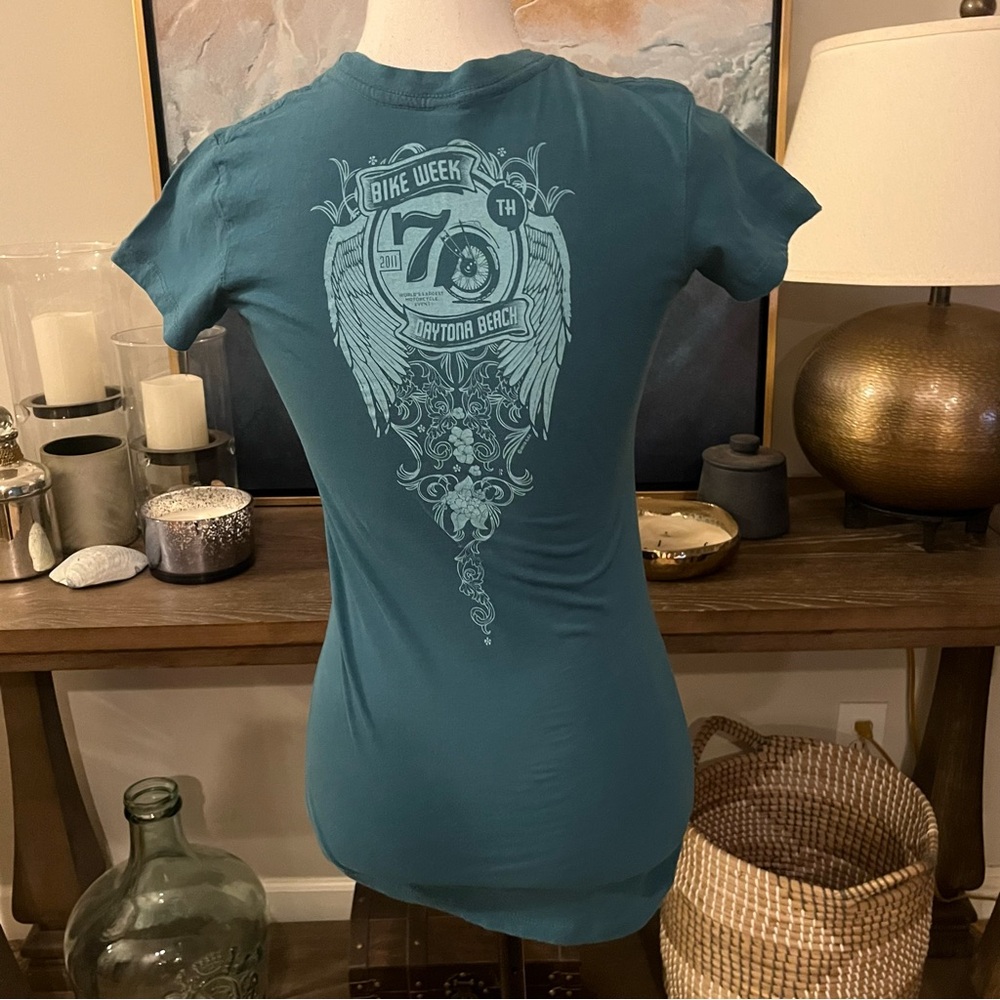 Daytona Beach 70th Bike Week 2011 Tee T-Shirt Medium M - Picture 4 of 6